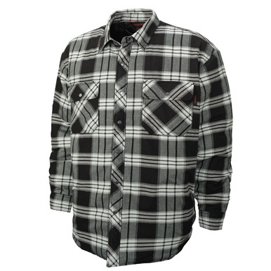 【値下げ！】Bott / Quilted Flannel Shirt / XL WS05-black1__76672.1701795257.