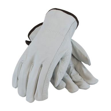 PIP Box of 72 Pair Maximum Safety Goatskin Leather Work Gloves 120-4200