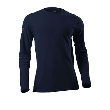 ★DNSR★ Heritage Layered Long Sleeve Navy Custom A4 Long Sleeve Performance T-Shirt | RushOrderTees®
