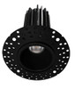 Lotus LED LED-1-S7W-5CCT-1R-TRIMLESS-BK 2" Recessed LED 7W 5CCT 480 lm 120V Trimless Round Black 38 Type IC Air Tight Wet CRI 90+