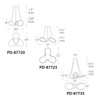 WAC | PD-87735-BK | PD-87735-BK