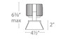 WAC | R4SD2L-N835-HZ | R4SD2L-N835-HZ