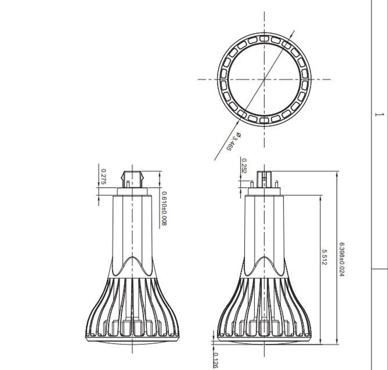 Halco | 82160 | PLT17V-840-BYP-2P-LED