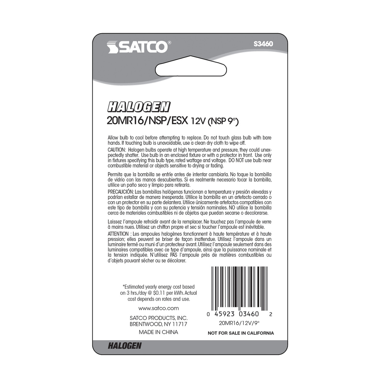 Satco | S3460 | S3460