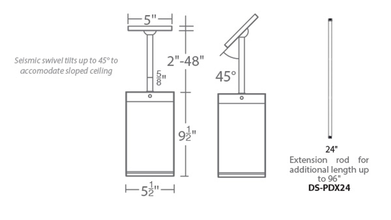 WAC | DC-PD06-S830-BK | DC-PD06-S830-BK