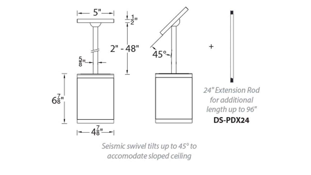 WAC | DS-PD05-F40-WT | DS-PD05-F40-WT
