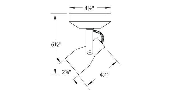WAC | ME-007LED-BK | ME-007LED-BK