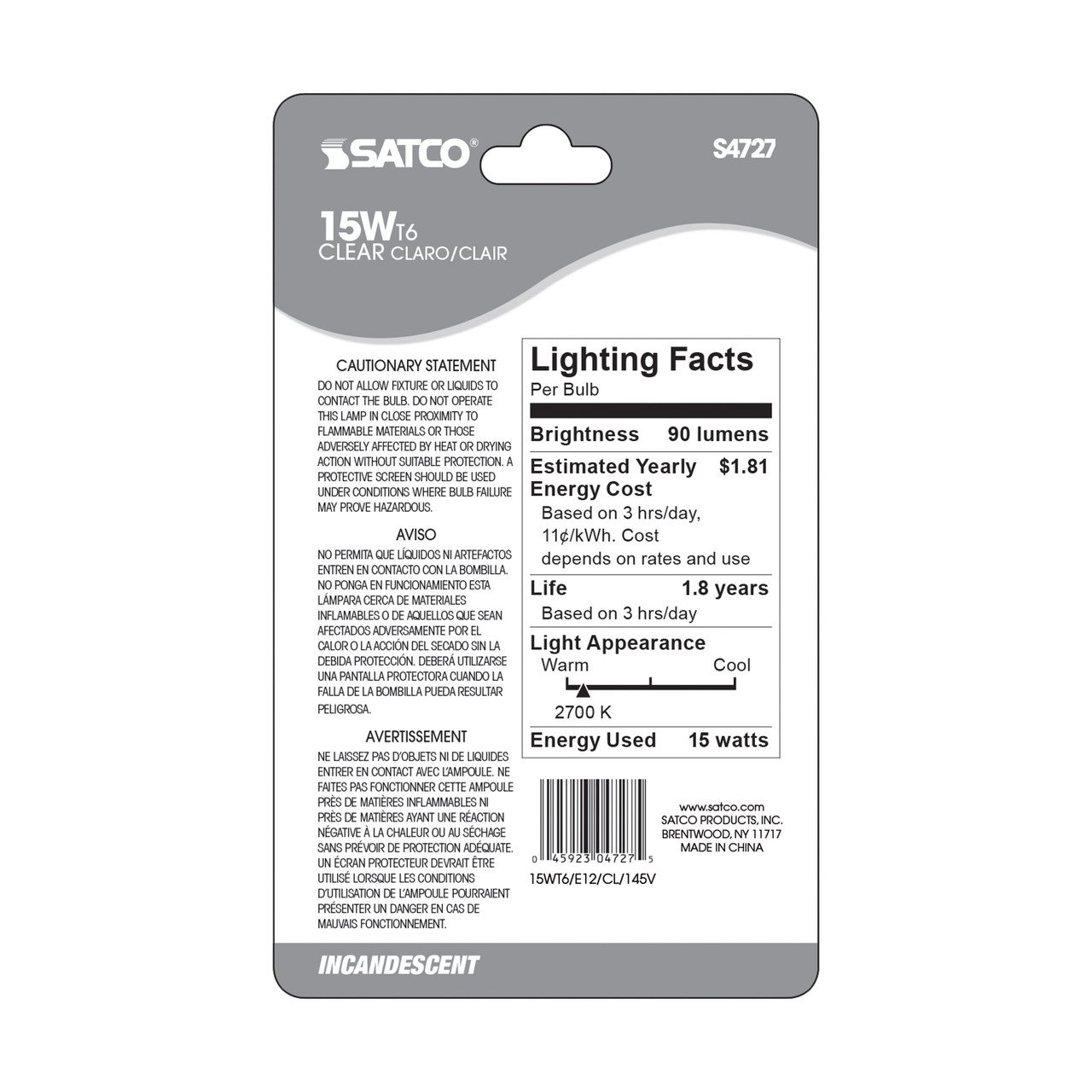 Satco | S4727 | S4727