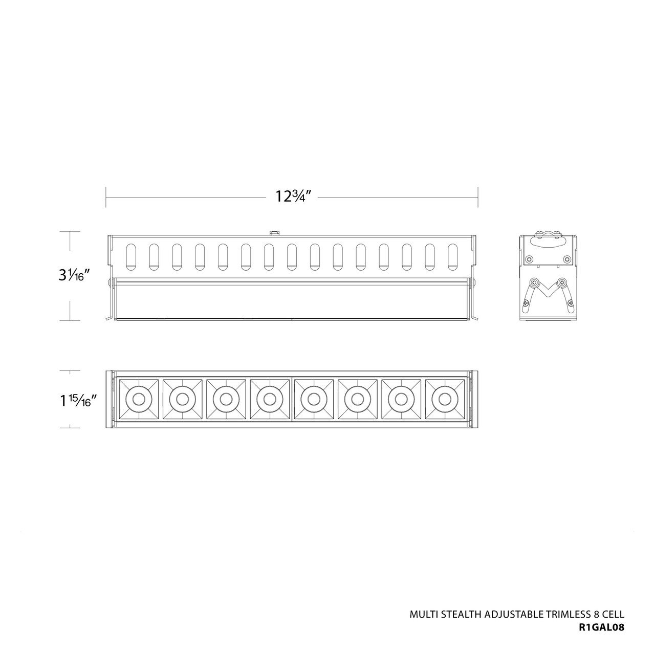 WAC | R1GAL08-S935-HZ | R1GAL08-S935-HZ
