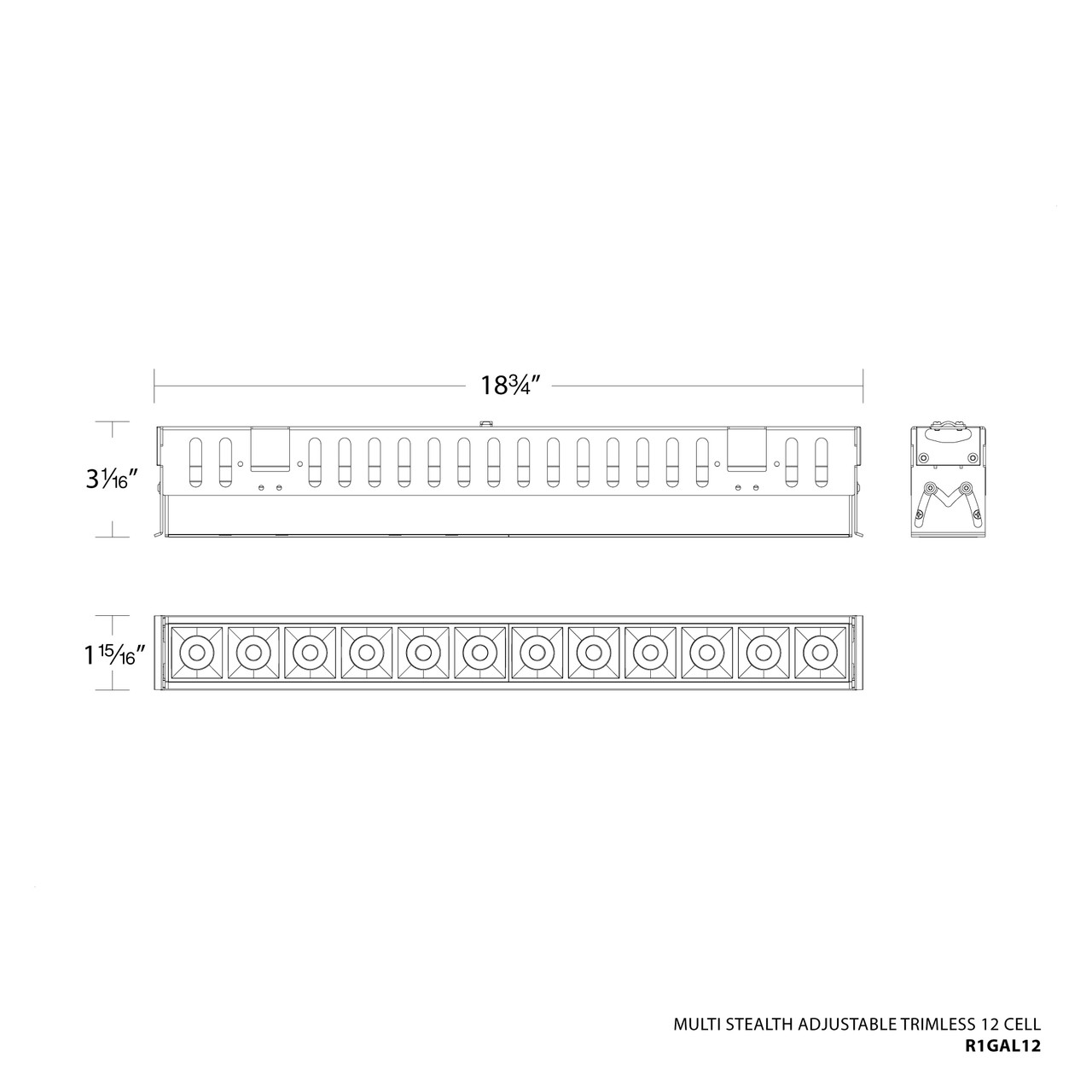 WAC | R1GAL12-N940-BK | R1GAL12-N940-BK