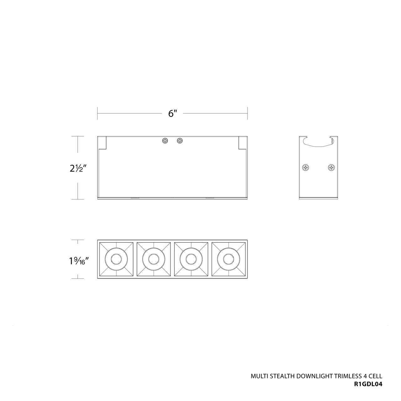 WAC | R1GDL04-N940-HZ | R1GDL04-N940-HZ