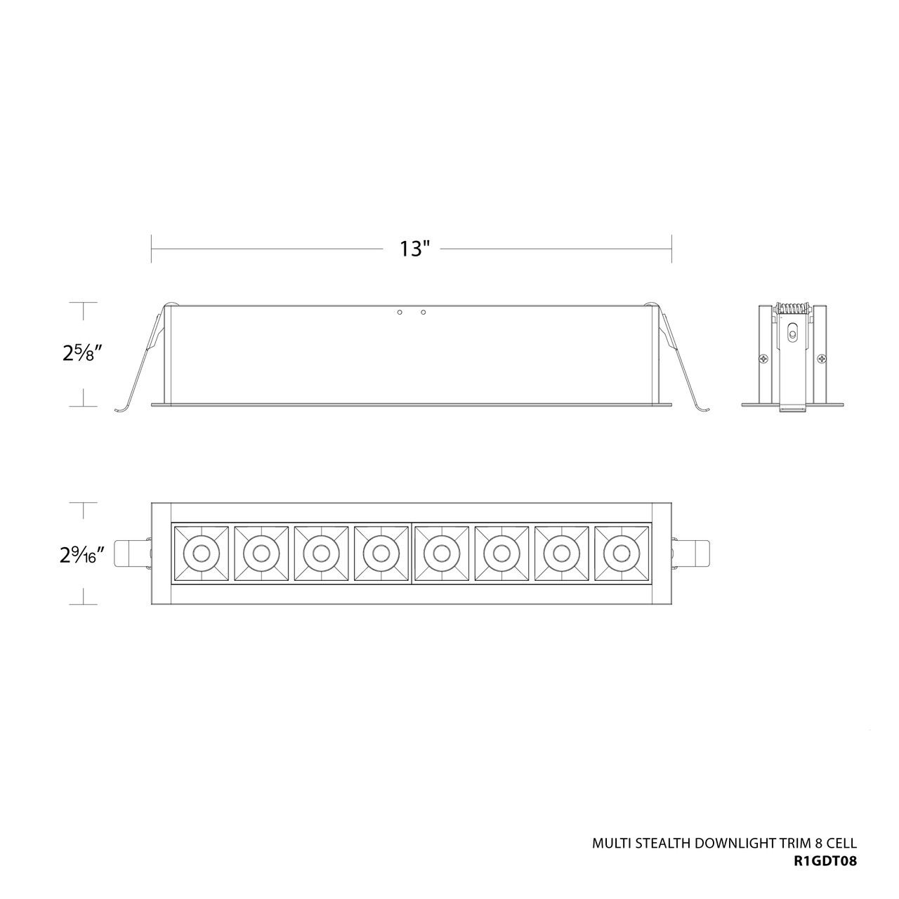 WAC | R1GDT08-S930-HZBK | R1GDT08-S930-HZBK