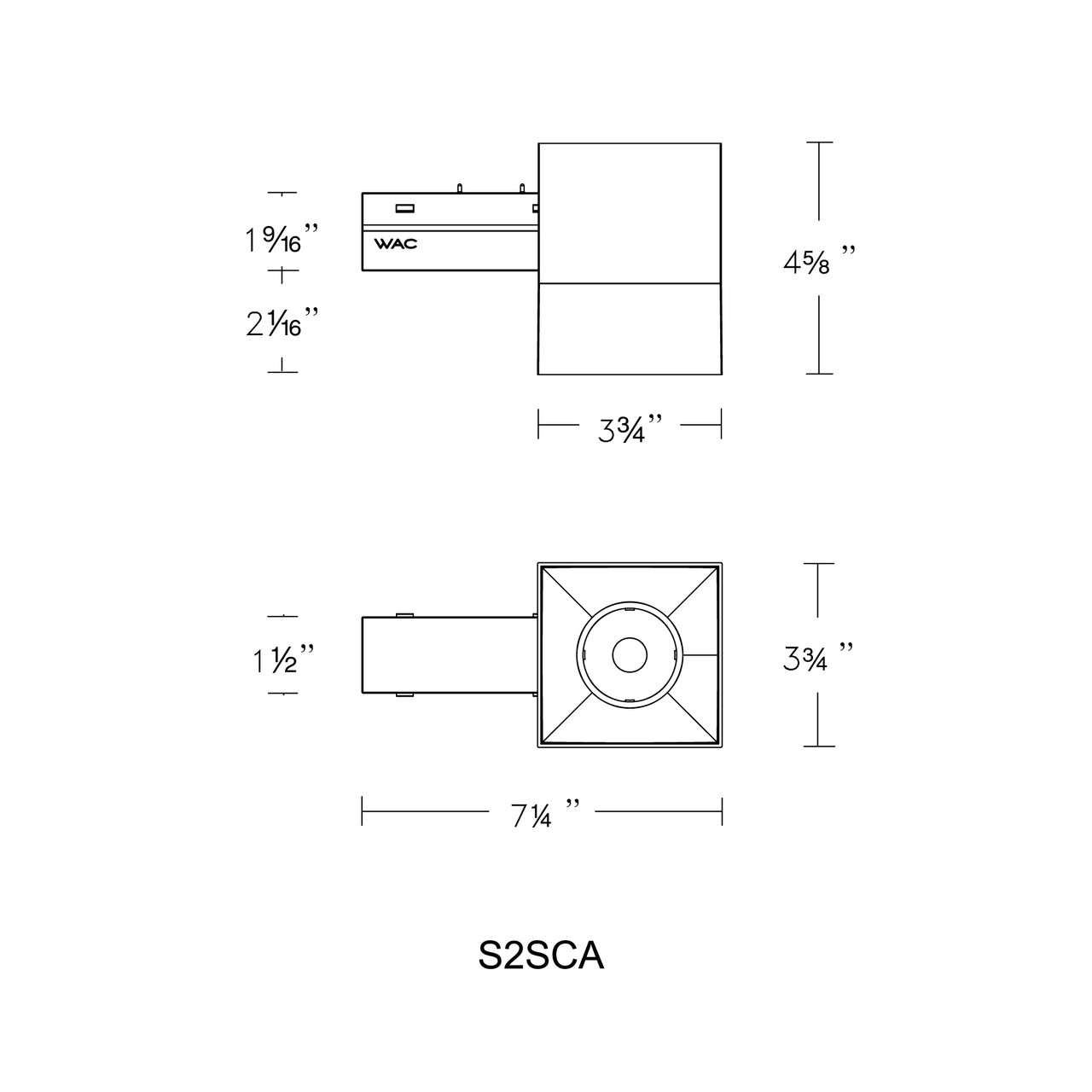 WAC | S2SCA-1-F930BKBK | S2SCA-1-F930BKBK