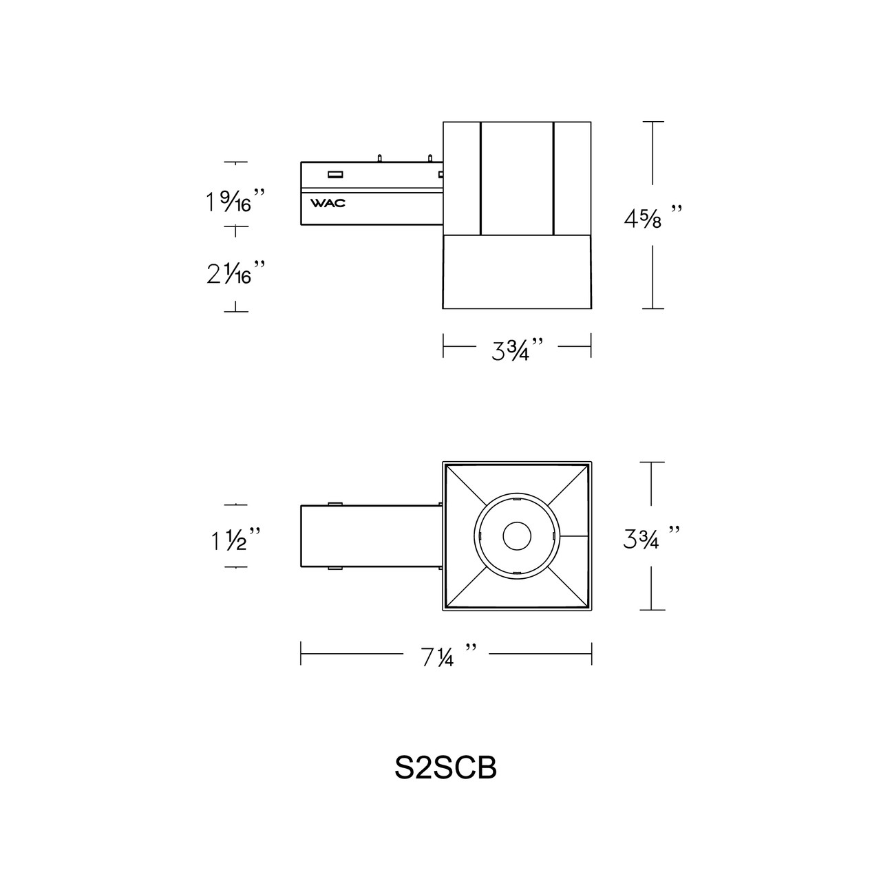 WAC | S2SCB-1-N935BKCH | S2SCB-1-N935BKCH