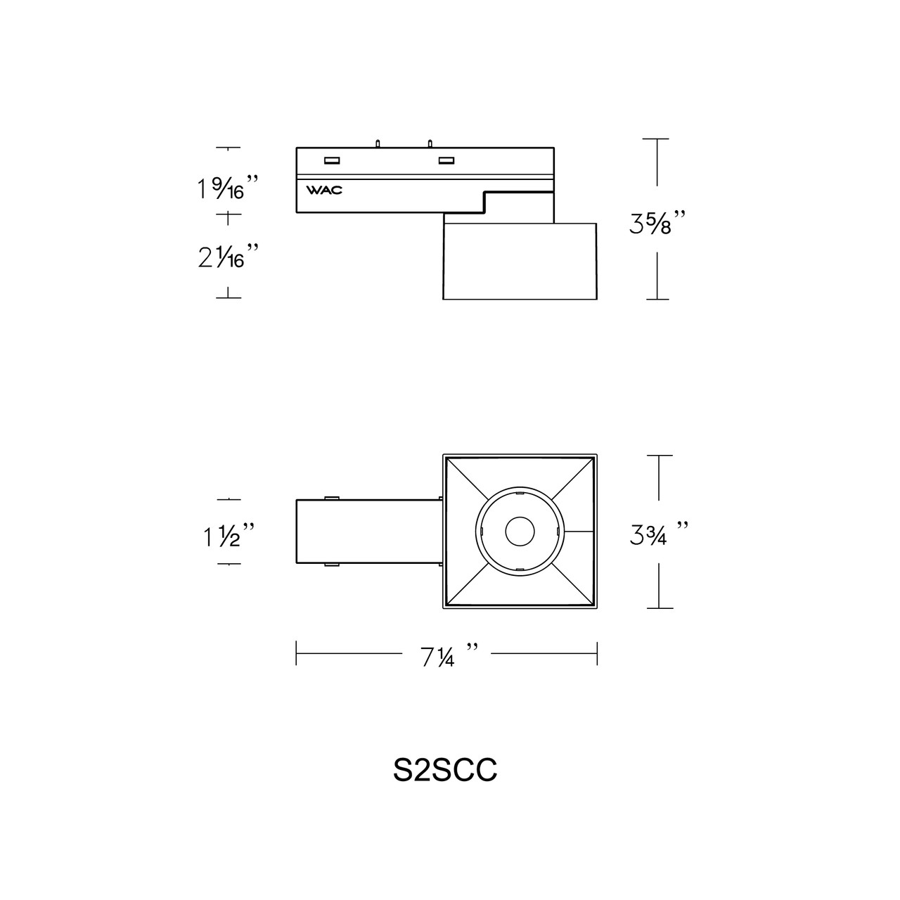 WAC | S2SCC-1-F930BKWT | S2SCC-1-F930BKWT