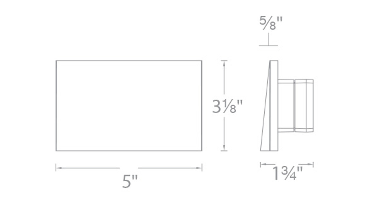WAC | WL-LED110-C-BK | WL-LED110-C-BK