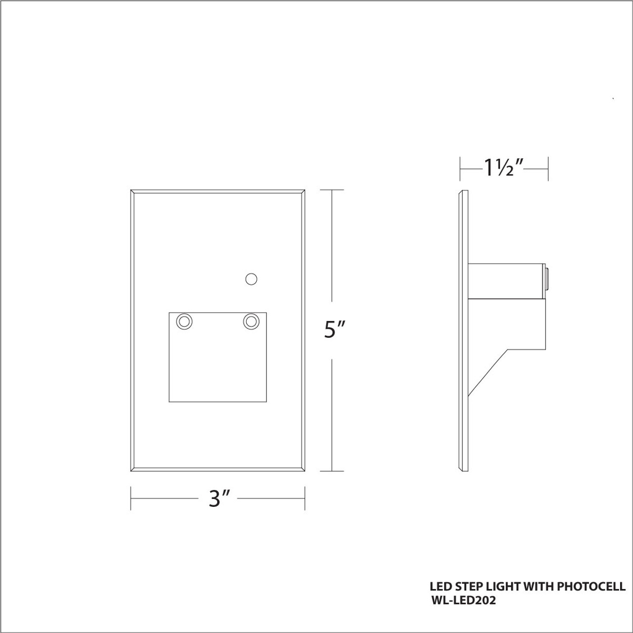WAC | WL-LED202-AM-BK | WL-LED202-AM-BK