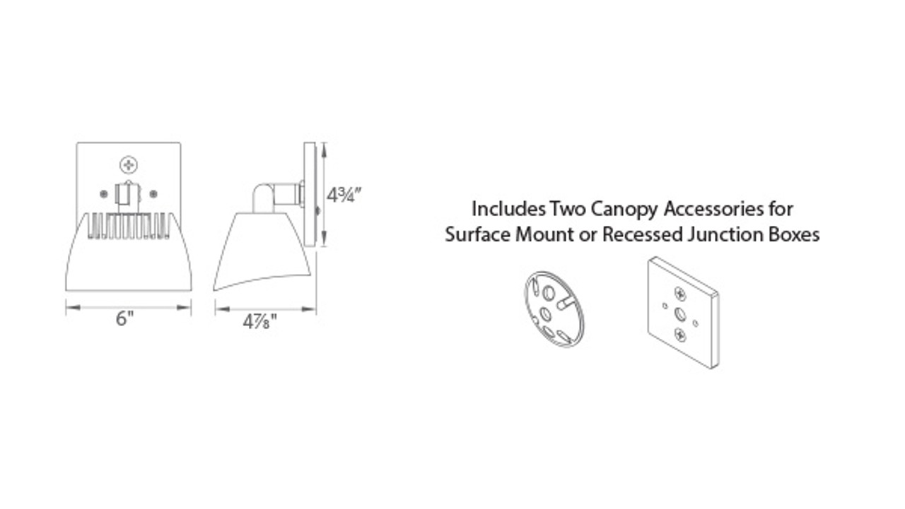 WAC | WP-LED354-35-ABK | WP-LED354-35-ABK