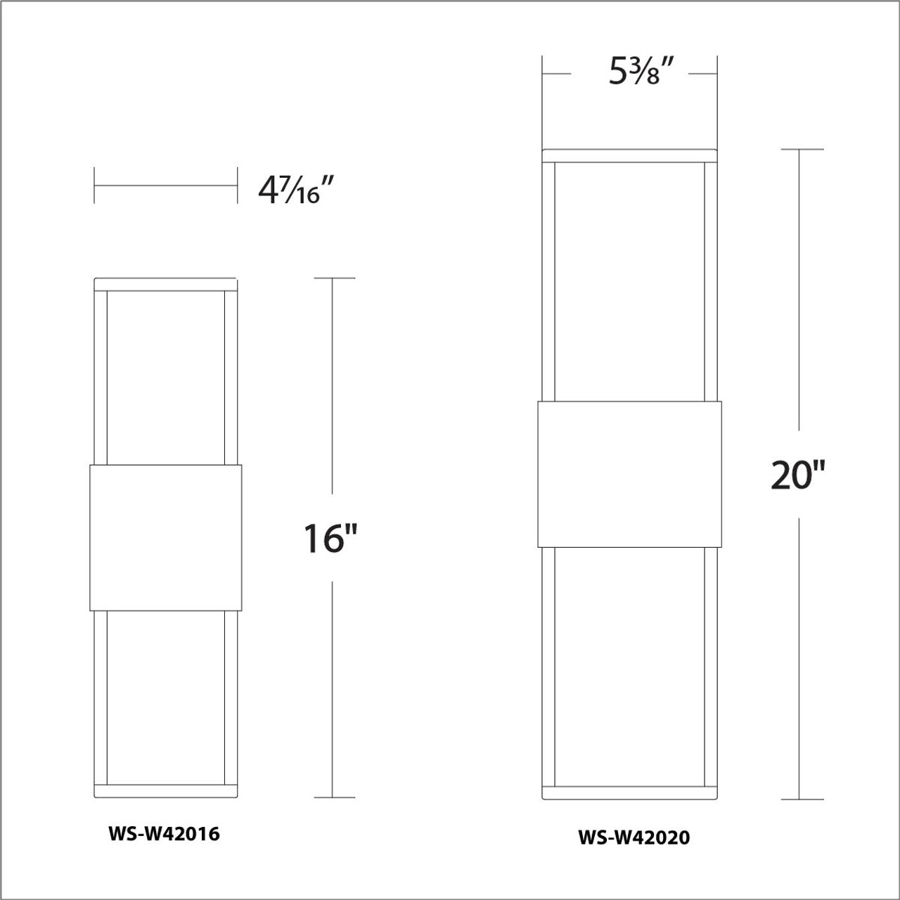 WAC | WS-W42016-BK/GO | WS-W42016-BK/GO