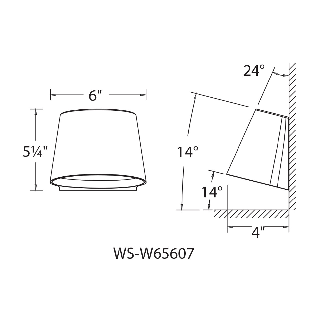 WAC | WS-W65607-BZ | WS-W65607-BZ