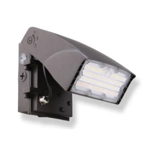 Halco 29876 AWP-3-WS-CS-U-PC-MS 29876 Adjustable Wallpack 50W Wattage Selectable CCT Selectable 3000K-4000K-5000K 120-277VAC Photocell-Enable Disable with Motion