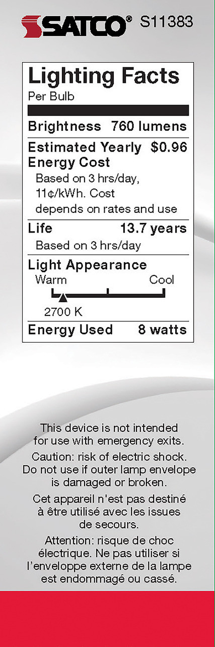 Satco | S11383 | S11383