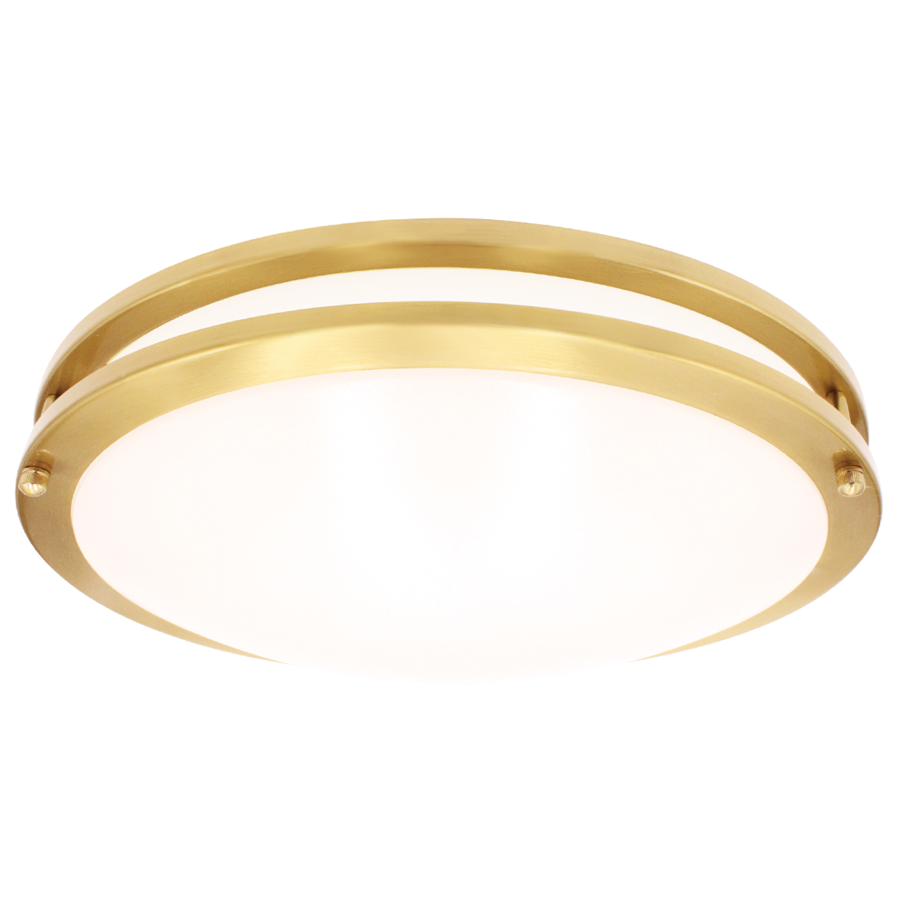 Luxrite | LR23298 | LED16"FLUSH/DR/BRS/5CCT/D