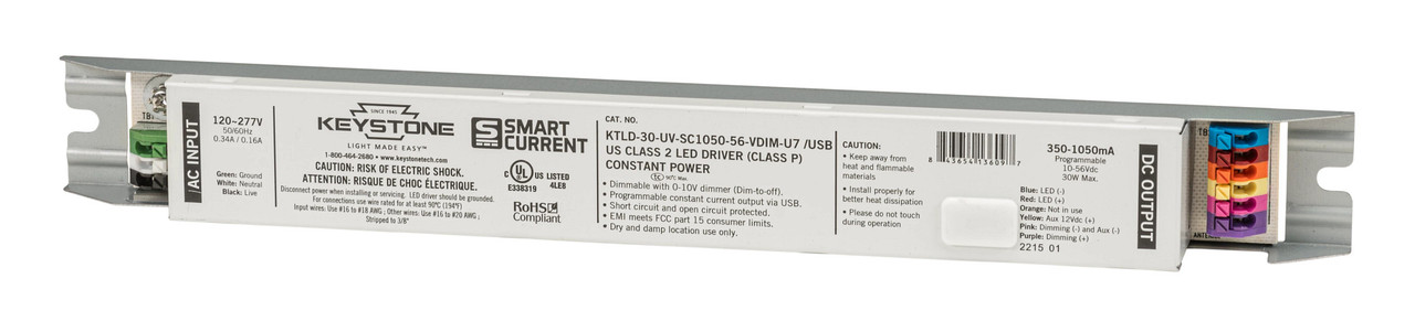 Keystone | KTLD-30-UV-SC1050-56-VDIM-U7/USB | JBV-53