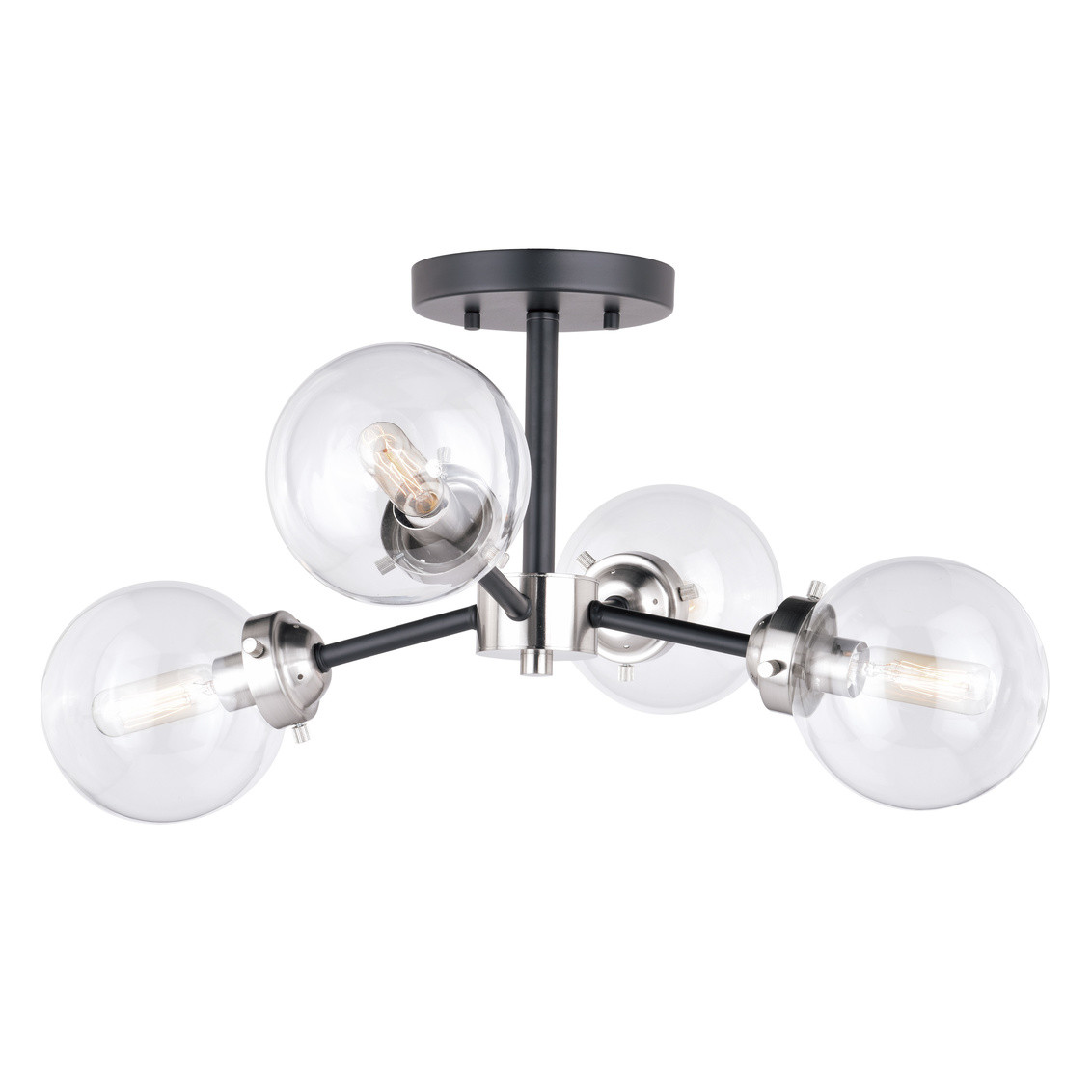 Vaxcel Orbit 25-In Semi Flush Ceiling Light