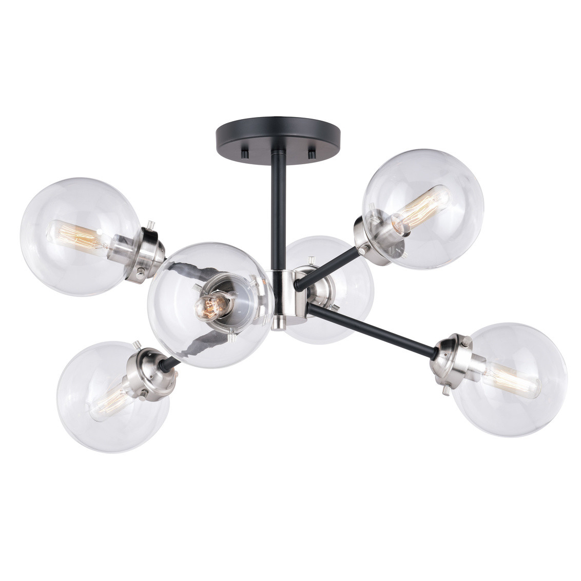 Vaxcel Orbit 25-In Semi Flush Ceiling Light - Thumbnail 2