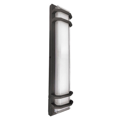 Westgate LRS-T2-MCT5-DD-ORB 24In 25W Die-Cast Outdoor Wall Sconce Pc Lens 27/30/35/40/50K Triac Dim Or 120-277V 0-10V, Orb