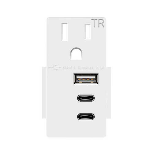Enerlites | USB15L3A2C-W | USB15L3A2C-W