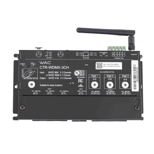 WAC | CTR-WDMX-3CH | CTR-WDMX-3CH