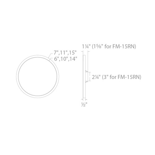 WAC | FM-11RN-930-WT | FM-11RN-930-WT
