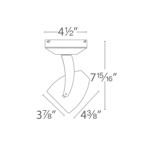 WAC | MO-LED820S-835-BK | MO-LED820S-835-BK