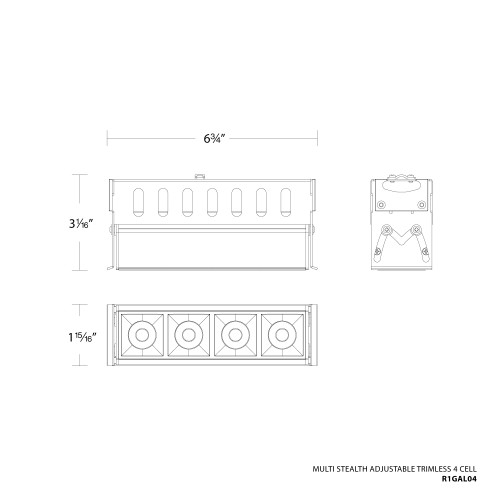 WAC | R1GAL04-N935-HZ | R1GAL04-N935-HZ