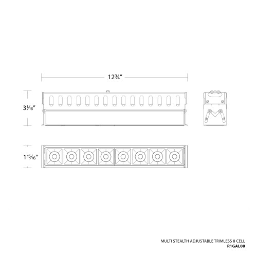 WAC | R1GAL08-F935-HZ | R1GAL08-F935-HZ