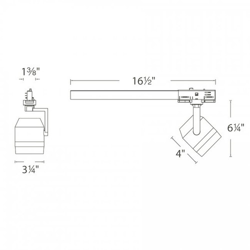 WAC | WHK-LED522S-35-BK | WHK-LED522S-35-BK