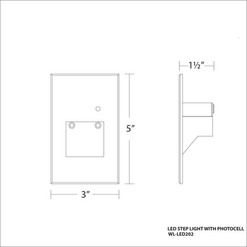 WAC | WL-LED202-30-SS | WL-LED202-30-SS