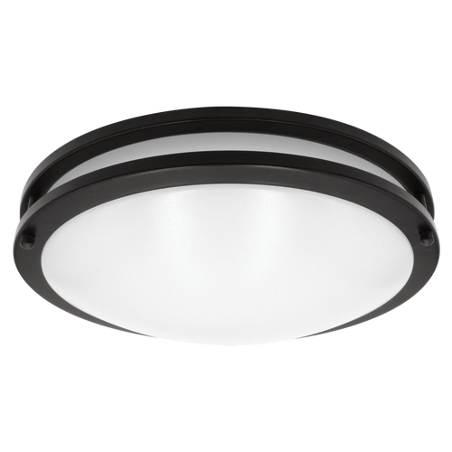 Luxrite | LR23291 | LED12"FLUSH/DR/BLK/5CCT/D