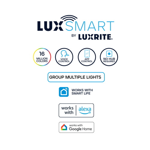 Luxrite | LR22742 | LED/SMP4/RGB/CCT/SQ