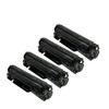 HP Compatible CB435A CB436A Cartridge 312 Premium Generic Toner x 4