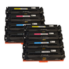 HP Compatible 201A Series Premium Generic Toner Cartridge Set x 2 8 Cartridges