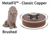 Copper-filled PLA based filament MetalFil 2.85mm Classic Copper 750 gram 3D Printer Filament