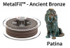 Copper feel PLA based filament MetalFil 2.85mm Ancient Bronze 750 gram 3D Printer Filament