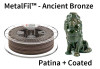 Copper feel PLA based filament MetalFil 2.85mm Ancient Bronze 750 gram 3D Printer Filament