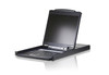 Aten 16 Port Single Rail LCD KVM Switch 19' LED-Backlt LCD Monitor, TouchPad, PS/2-USB VGA, 1RU Rackmount