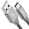 ASTROTEK 1m USB-C 3.1 Type-C Data Sync Charger Cable Silver Strong Braided Heavy Duty Fast Charging for Samsung Galaxy Note 8 S8 Plus LG Google Macboo - L-CBAT-USBC-S1 shop at AUSTiC 3D Shop