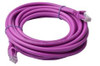 8WARE Cat6a UTP Ethernet Cable 5m Snagless Purple