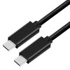 ASTROTEK USB C cable, Male to Male, 3.1v, Gen. 2, support 10G, Nickle plating, with Nylon sleeve